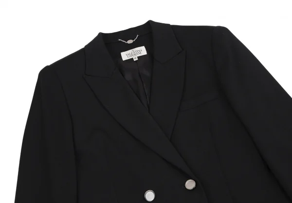 ヴァレンティノ ガラヴァーニ スポーツVALENTINO GARAVANI SPORT シルバーボタンダブルブレストジャケット 黒40 K-112838_003