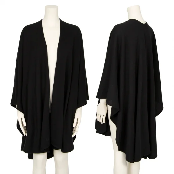 ミラショーンmila schon ニットショール 黒 K-112839_001