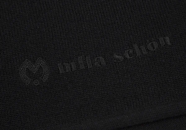 ミラショーンmila schon ニットショール 黒 K-112839_006