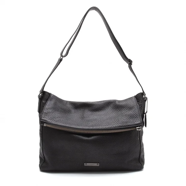 コーチCOACH シュリンクレザーショルダーバッグ 黒 K-112848_001
