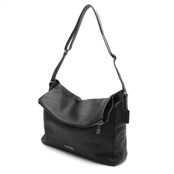 コーチCOACH シュリンクレザーショルダーバッグ 黒 K-112848_002