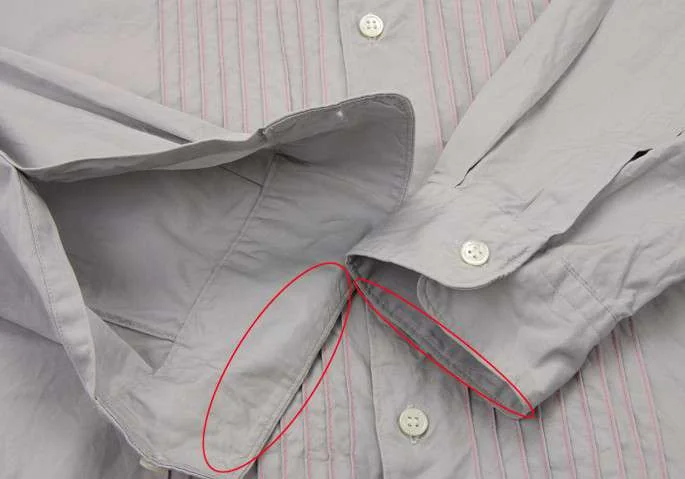 コムデギャルソンオムCOMME des GARCONS HOMME ピンタックステッチ