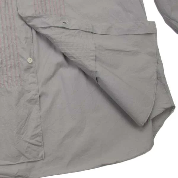 R*y様 COMME des GARÇONS HOMME グレー長袖シャツ コムデギャルソンオムCOMME des GARCONS HOMME ピンタックステッチ