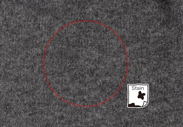 コムデギャルソン オムCOMME des GARCONS HOMME フロント無地切替チェックVネックニットセーター グレーS K-112854_008