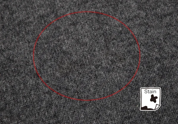 コムデギャルソン オムCOMME des GARCONS HOMME フロント無地切替チェックVネックニットセーター グレーS K-112854_009