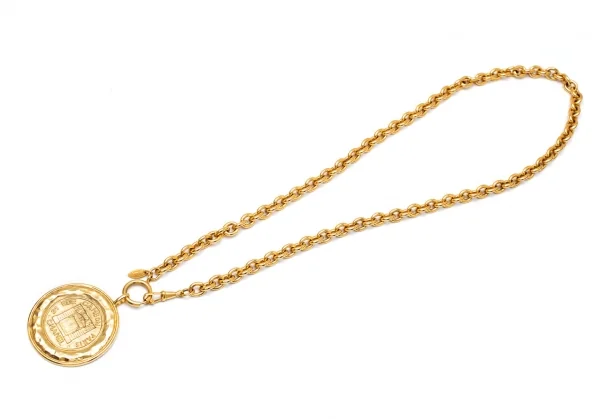 シャネルCHANEL 31 RUE CAMBON カンボン コインネックレス ゴールド K-112862_002