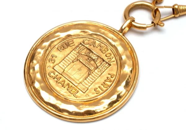 シャネルCHANEL 31 RUE CAMBON カンボン コインネックレス ゴールド K-112862_005