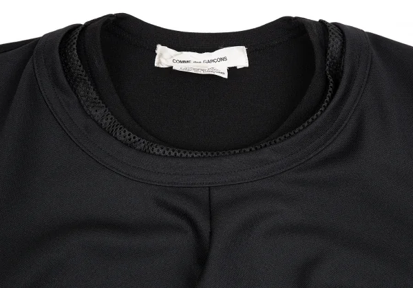 新素材新作 コムデギャルソンCOMME des GARCONS カッティングレイヤード トップス