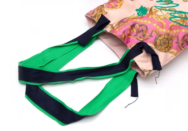 ミュベールMUVEIL ヴィンテージスカーフトートバッグ ピンク他 K-112866_007