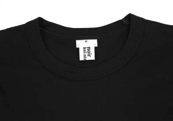 ノアール ケイ ニノミヤnoir kei ninomiya メッシュレイヤードスリーブTシャツ 黒M K-112877_003