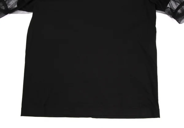 ノアール ケイ ニノミヤnoir kei ninomiya メッシュレイヤードスリーブTシャツ 黒M K-112877_007