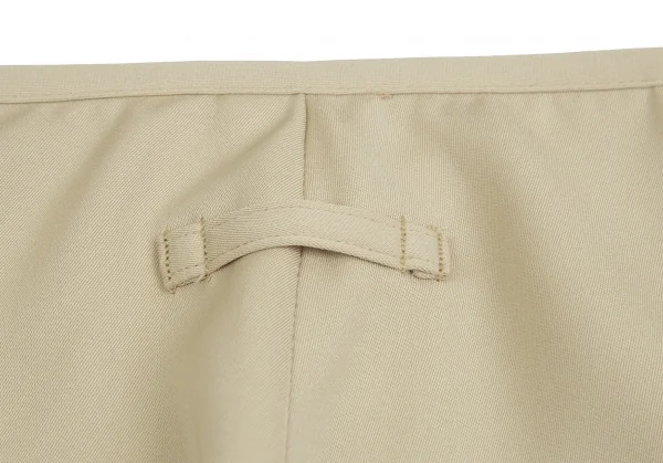 ジャンポールゴルチエ ファムJean Paul GAULTIER FEMME ポリ裾フレアパンツ ベージュ40 K-112896_012