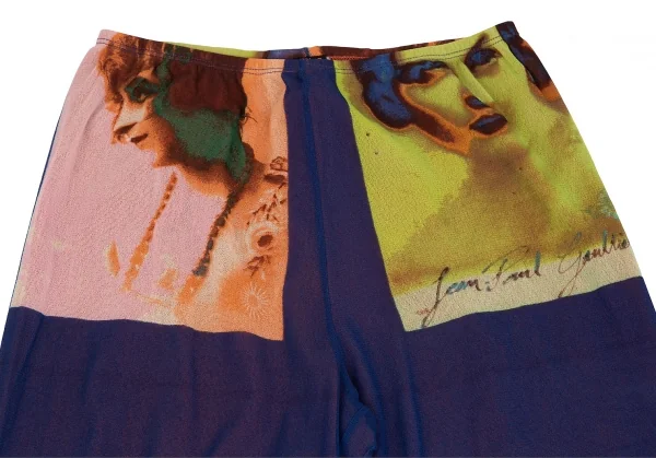 ジャンポールゴルチエ ソレイユJean Paul GAULTIER SOLEIL ポートレートプリントパワーネットセットアップ マルチXS K-112908_010
