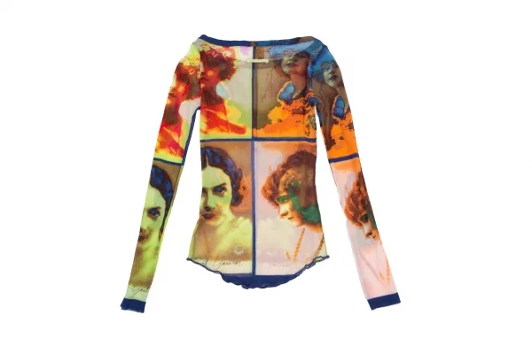 ジャンポールゴルチエ ソレイユJean Paul GAULTIER SOLEIL ポートレートプリントパワーネットセットアップ マルチXS K-112908_007