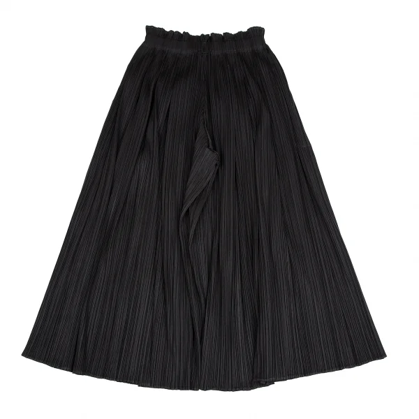 プリーツプリーズPLEATS PLEASE タックデザインプリーツワイド袴パンツ 黒1 K-112925_007