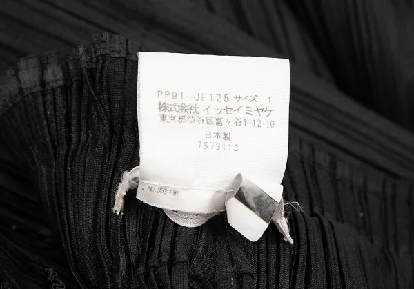 プリーツプリーズPLEATS PLEASE タックデザインプリーツワイド袴パンツ 黒1 K-112925_009