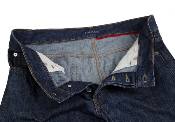 プラダPRADA クラシックフィットデニムパンツ インディゴ31 K-112936_007
