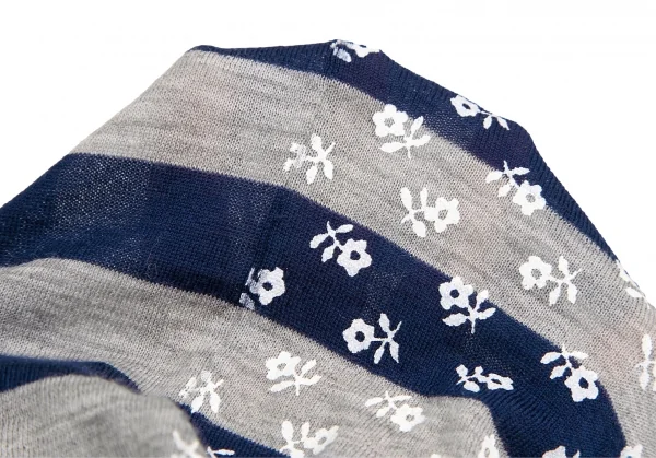 tricot COMME des GARCONS ニット カーディガンジャケット トリココムデギャルソンtricot COMME des GARCONS 花柄プリント