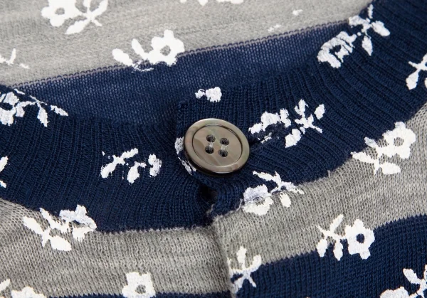 tricot COMME des GARCONS 花柄 カーディガン tricot COMME des GARCONS 花柄カーディガン