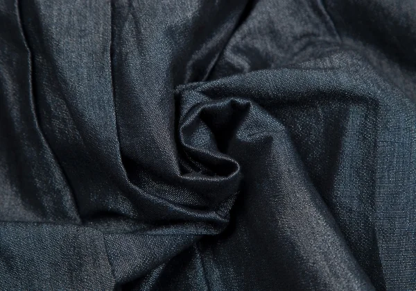 トリココムデギャルソンtricot COMME des GARCONS 製品洗いプリーツ切替ラップスカート インディゴS K-112940_015