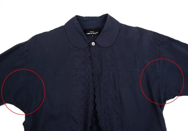 トリココムデギャルソンtricot COMME des GARCONS 染色加工レース切替 