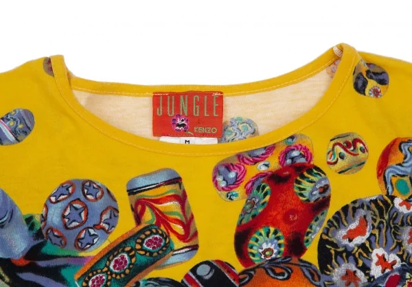 ケンゾージャングルKENZO JUNGLE コットン総柄Tシャツ マルチM K-112973_003