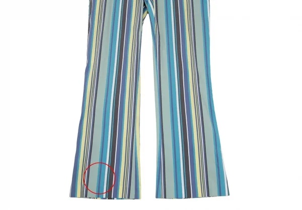 ケンゾージャングルKENZO JUNGLE ストライプフレアイージーパンツ マルチ36 K-112975_004