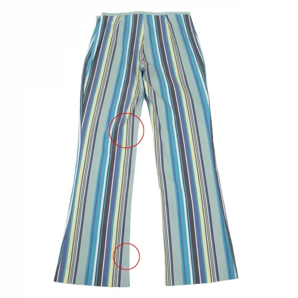 ケンゾージャングルKENZO JUNGLE ストライプフレアイージーパンツ マルチ36 K-112975_007