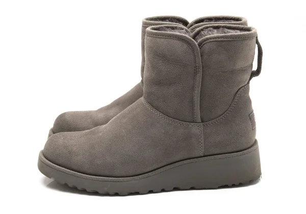 アグUGG ムートンショートブーツ グレー23 | DCブランド古着通販