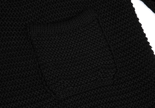 シャネルCHANEL 透かし編みニットワンピース 黒38 K-112980_005