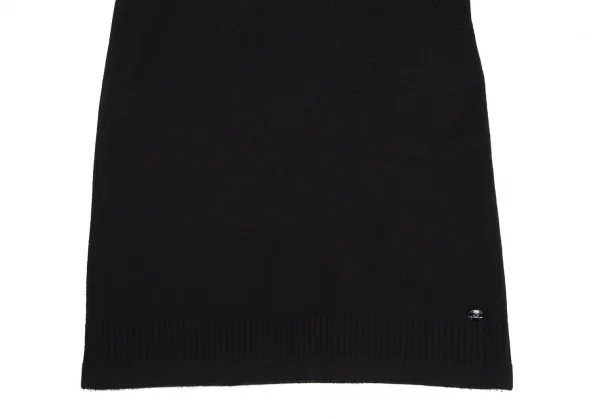 シャネルCHANEL カシミヤニットワンピース 黒40 K-112981_007