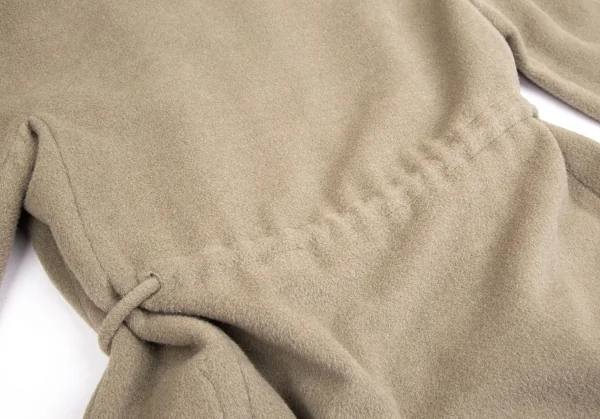 エルメスHERMES マルジェラ期 ウールショールカラーガウンコート グレージュ36 K-112983_016