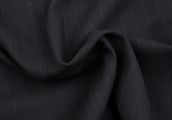 コムデギャルソン オムドゥCOMME des GARCONS HOMME DEUX ウールストライプダブルジャケット 黒M K-113000_014