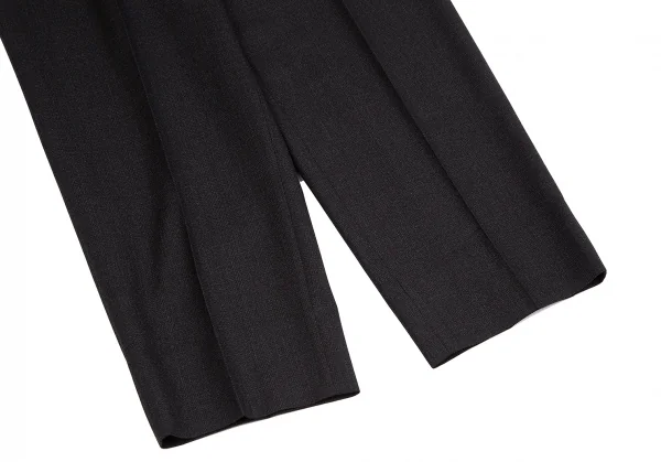 コムデギャルソン オムドゥCOMME des GARCONS HOMME DEUX ウールシャドーグレンチェックテーパードパンツ チャコールL K-113004_007