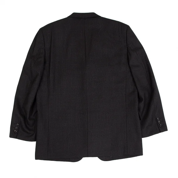 コムデギャルソン オムドゥCOMME des GARCONS HOMME DEUX ウールシャドーグレンチェックセットアップ チャコールL K-113005_008