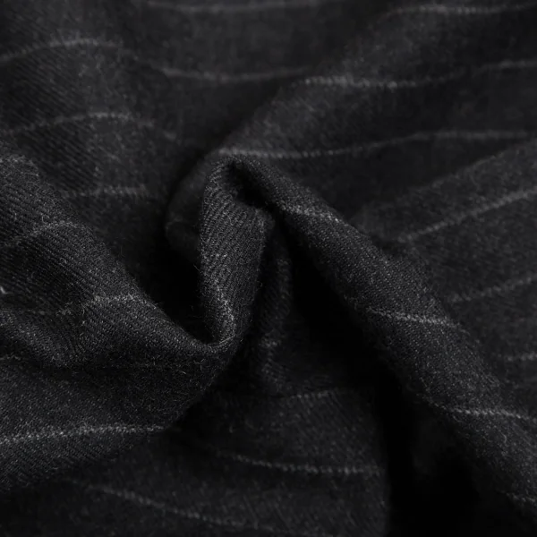 コムデギャルソン オムドゥCOMME des GARCONS HOMME DEUX ウールチョークストライプセットアップ チャコールM/L K-113008_018