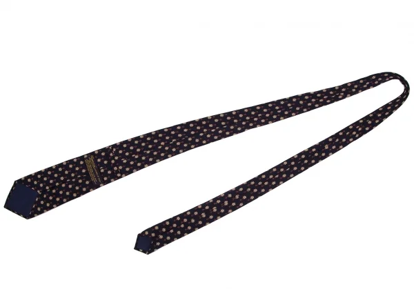 グッチGUCCI シルク小紋柄ネクタイ 紺 K-113046_006