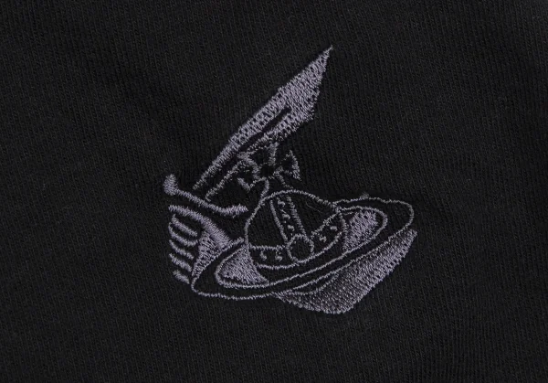 ヴィヴィアンウエストウッド アングロマニアVivienne Westwood ANGLOMANIA グラフィックプリントビッグシルエットTシャツ 黒38 K-113048_010