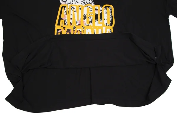 ヴィヴィアンウエストウッド アングロマニアVivienne Westwood ANGLOMANIA グラフィックプリントビッグシルエットTシャツ 黒38 K-113048_011