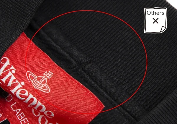 ヴィヴィアンウエストウッド レッドレーベルVivienne Westwood Red Label スウェットビッグシルエットジップアップブルゾン 黒00 K-113049_005