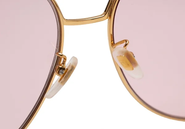 グッチGUCCI GG0252S バタフライ オーバーサイズサングラス ゴールドレンズピンク ゴールドピンク K-113052_009