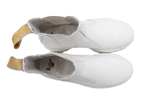 ドクターマーチンDr.Martens VEGAN 2976 QUAD MONO チェルシーブーツ 白UK8(27) K-113053_002