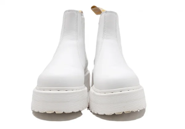 ドクターマーチンDr.Martens VEGAN 2976 QUAD MONO チェルシーブーツ 白UK8(27) K-113053_004