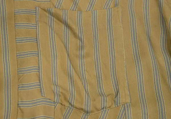 コムデギャルソン オムプリュスCOMME des GARCONS HOMME PLUS キュプラストライプ切替デザインシャツ カーキM位 K-113057_007