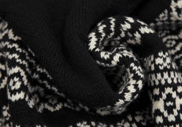 COMME des GARCONS Fair isle Knit Poncho K-113059_009