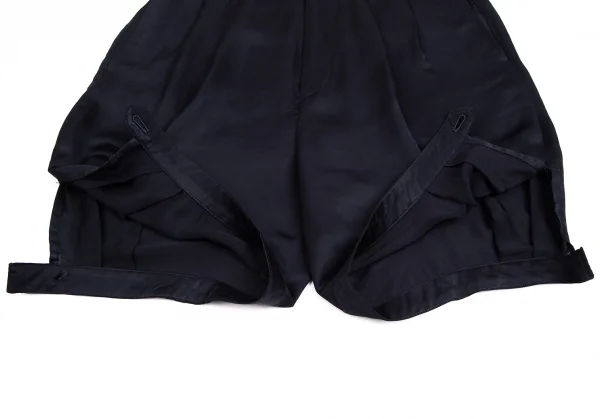 コムデギャルソンCOMME des GARCONSハイウエストツータックショートパンツ 紺M K-113061_011