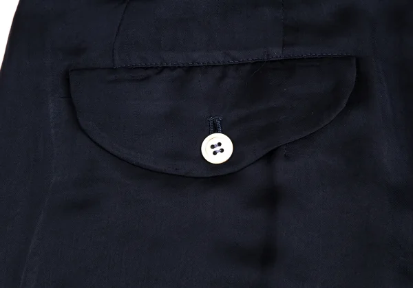 コムデギャルソンCOMME des GARCONSハイウエストツータックショートパンツ 紺M K-113061_014