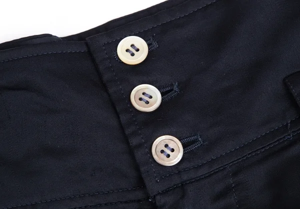 コムデギャルソンCOMME des GARCONSハイウエストツータックショートパンツ 紺M K-113061_006