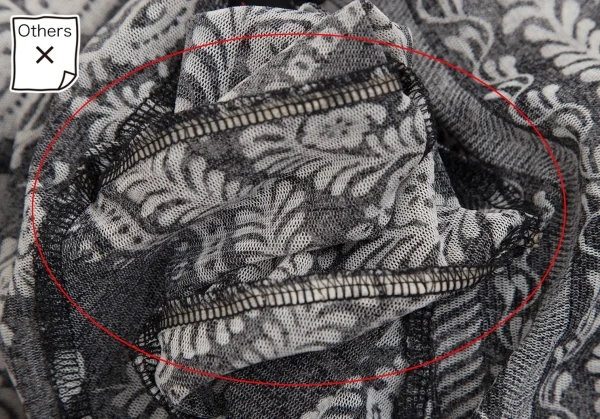 ジャンポールゴルチエJean Paul GAULTIER ダマスクプリントパワーネットパーカー 黒40 K-113081_004