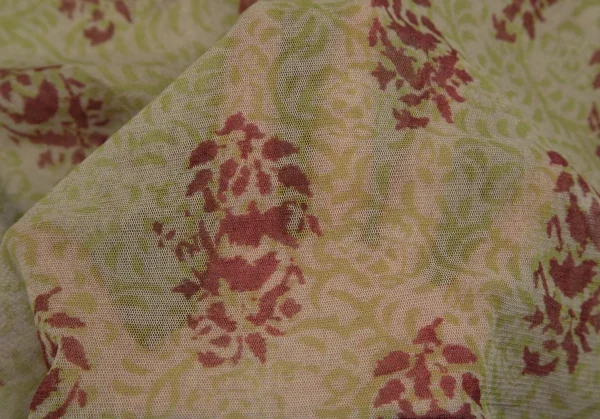 ジャンポールゴルチエ ファムJean Paul GAULTIER FEMME アラベスクプリントパワーネットハイネックノースリーブ 緑茶40 K-113098_013